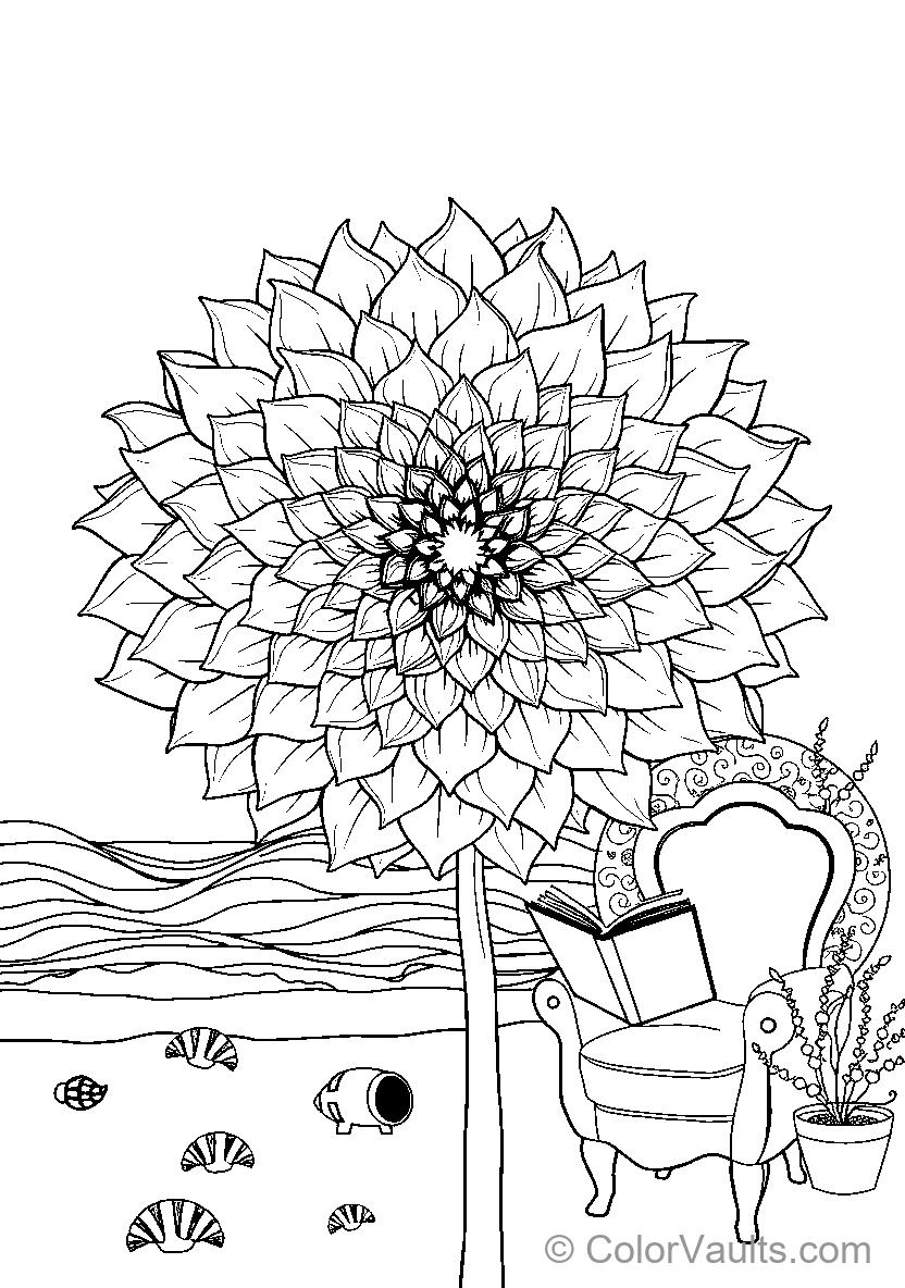 Sunflower Reading Nook