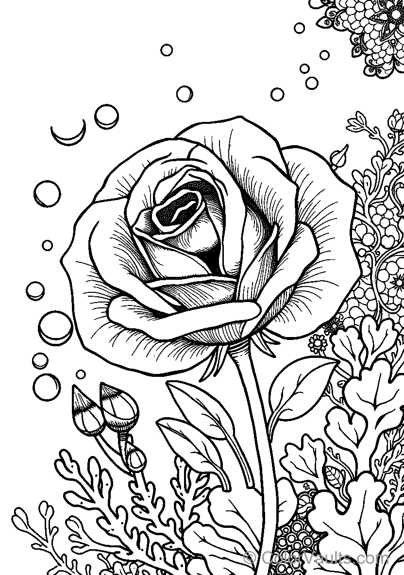 Underwater Rose