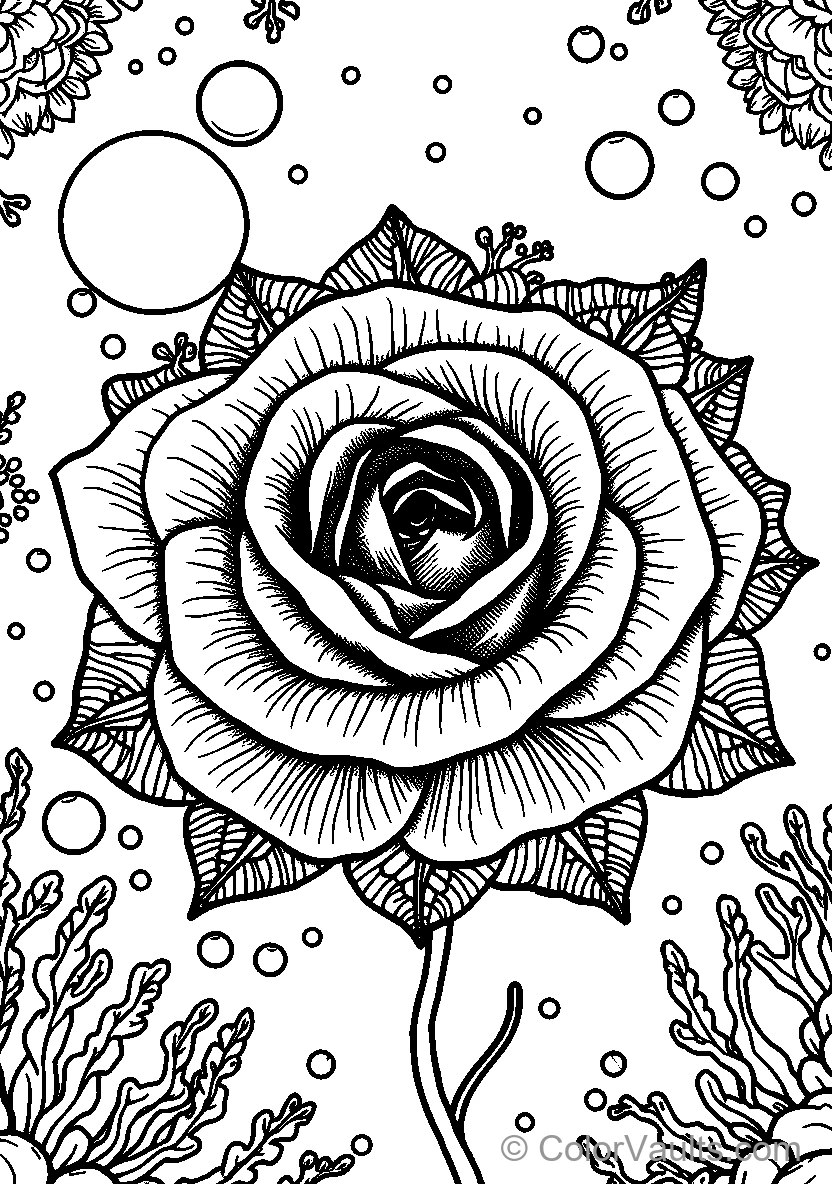 Underwater Rose (Scene 3)