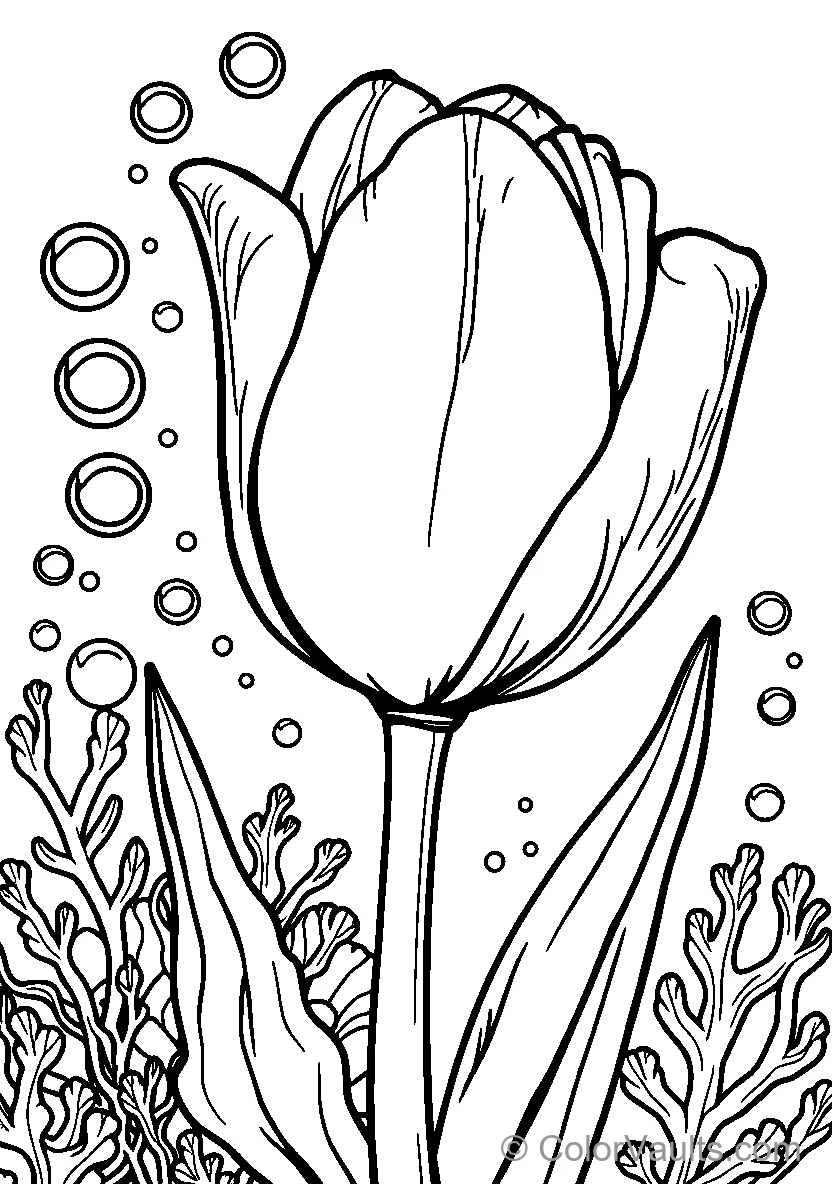 Underwater Tulip