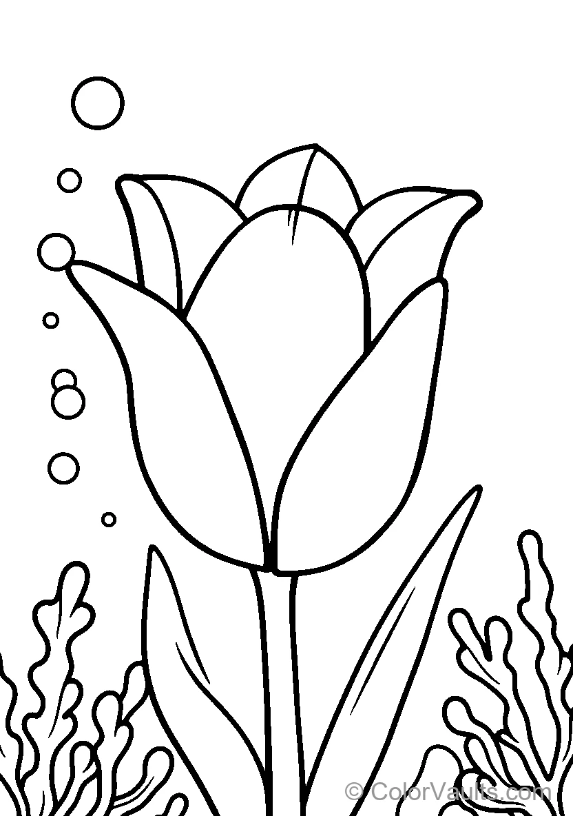Underwater Tulip (Scene 3)
