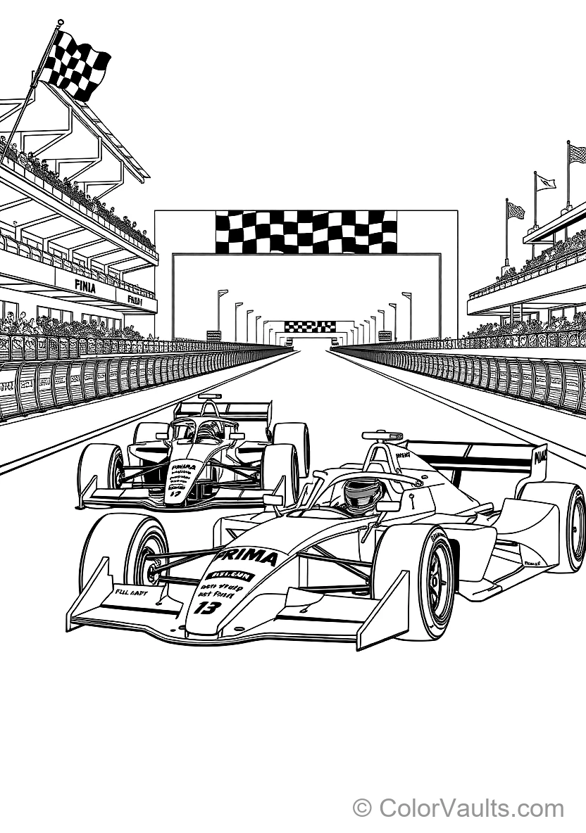Formula 1 Racing Team Celebrating dans le Paddock