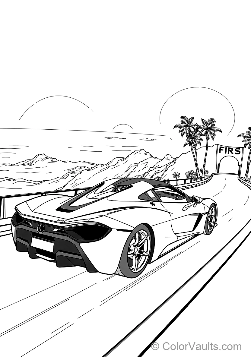 Classic Vintage Grand Prix Car Racing on Track