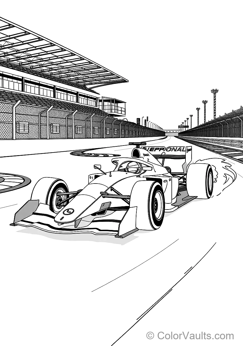 Championship Grand Prix Winner Crossing the Line