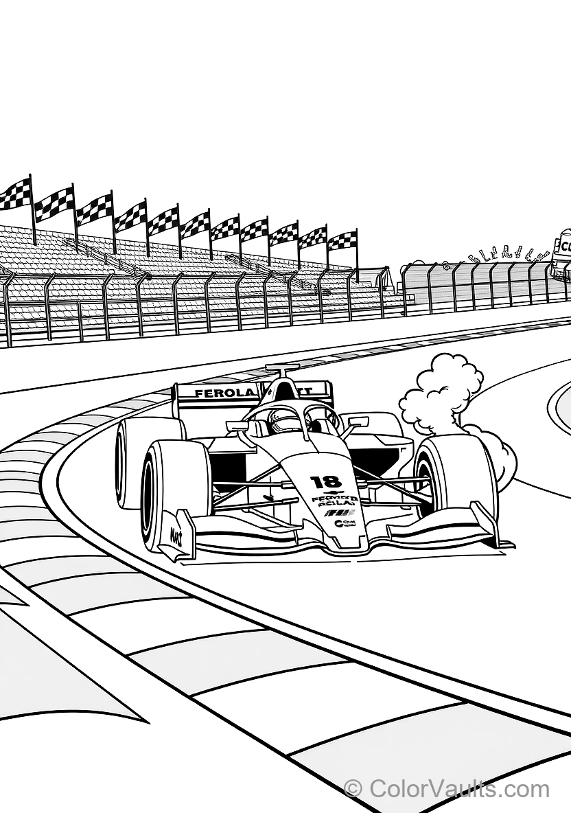 Two Formula 1 Cars Overtaking Wheel to Wheel (2)