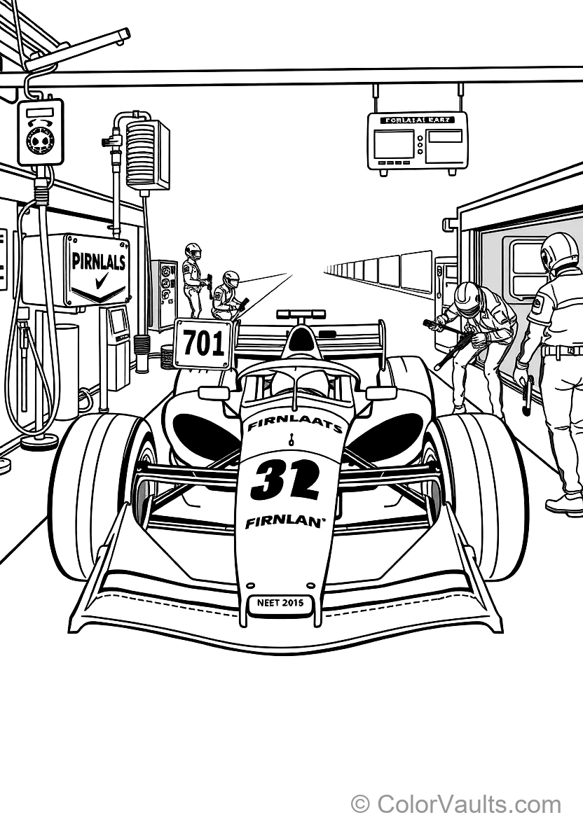 Formula 1 Garage Preparation Before Qualifying (2)