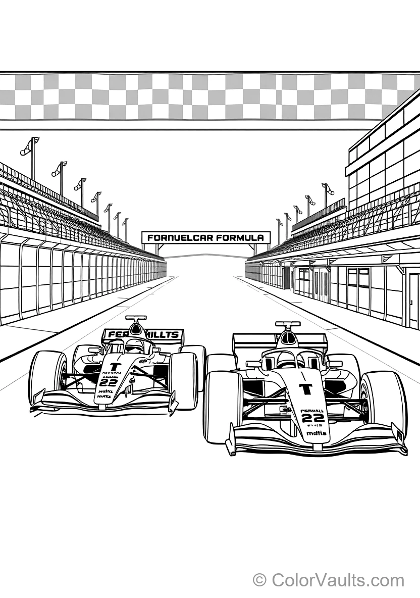 Two Formula 1 Cars Overtaking Wheel to Wheel (3)