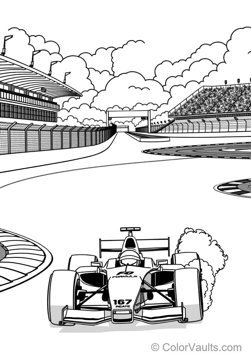 F1 Night Race Under Dazzling Track Floodlights (3)