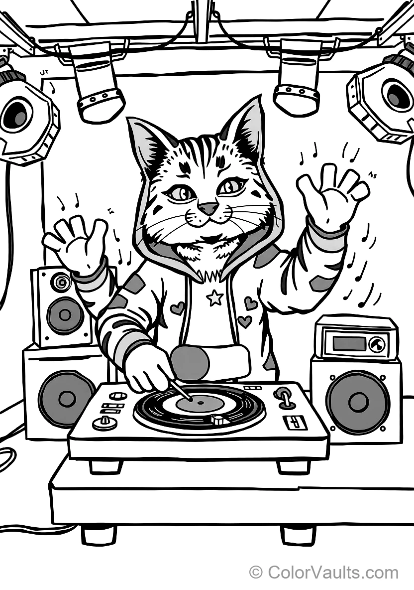 Gabby Dollhouse coloring page 3