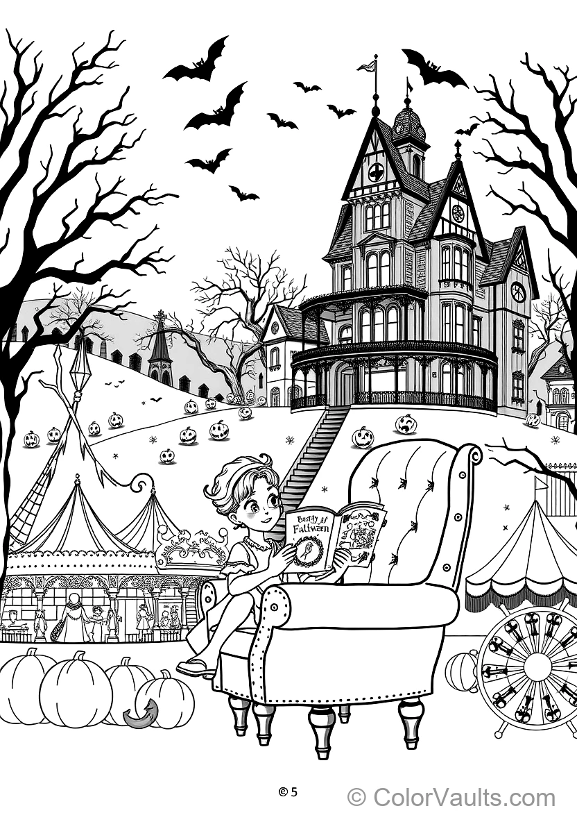 Mignon Monster House Decorated avec Halloween Lights (3)