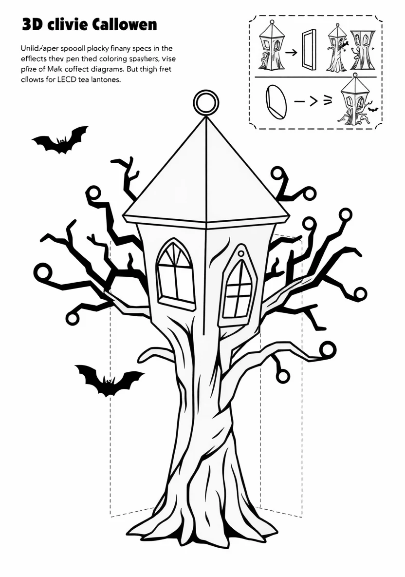 Printable 3d Paper Craft Cuto