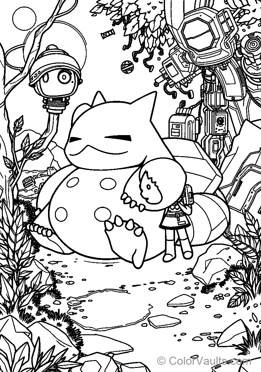 Cat Faced Creature In Space