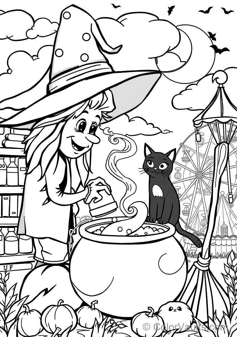 Cute Ghost Family Trick-or-Treating Together