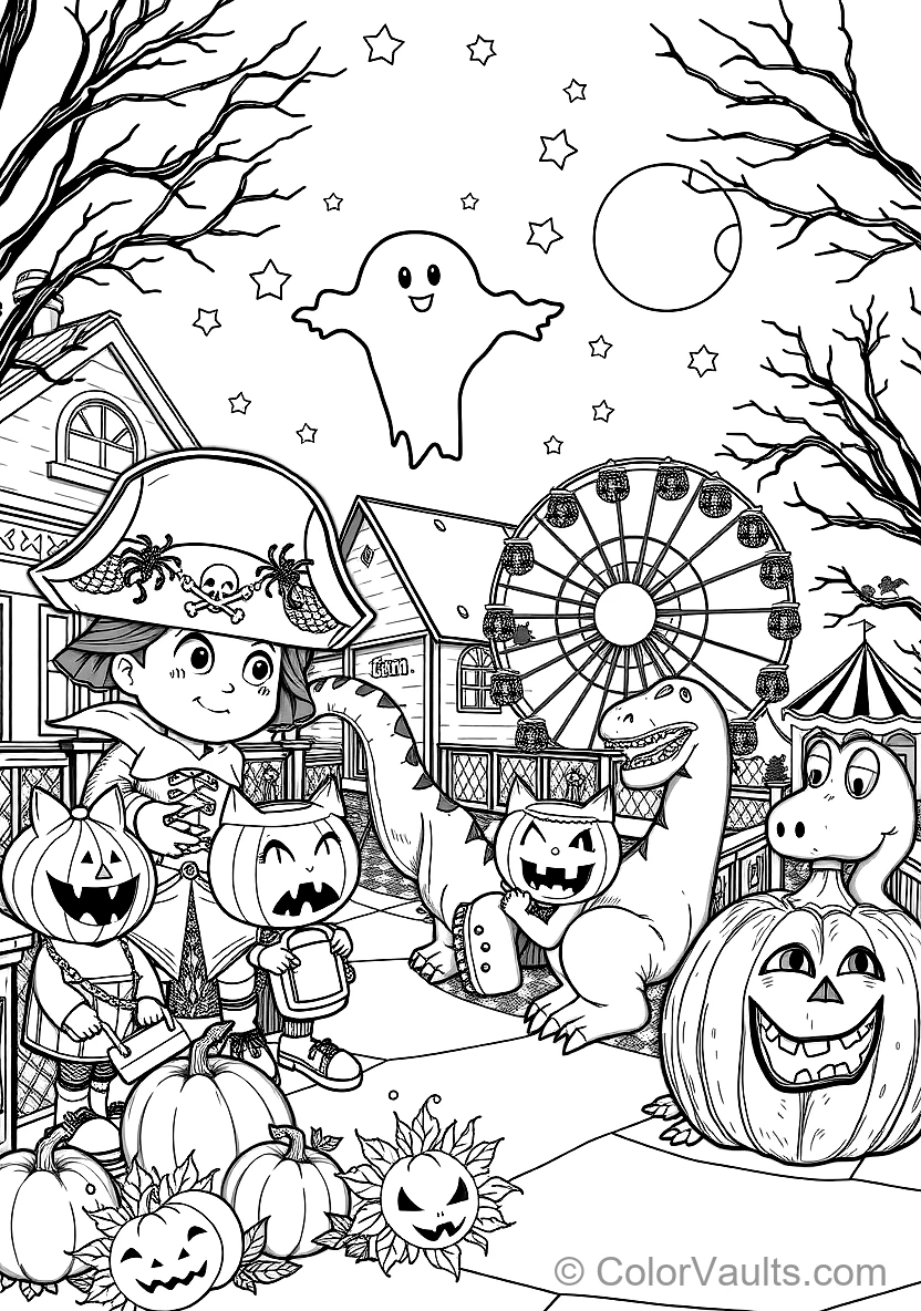 Candy Corn Monster with Sweet Treats (2)