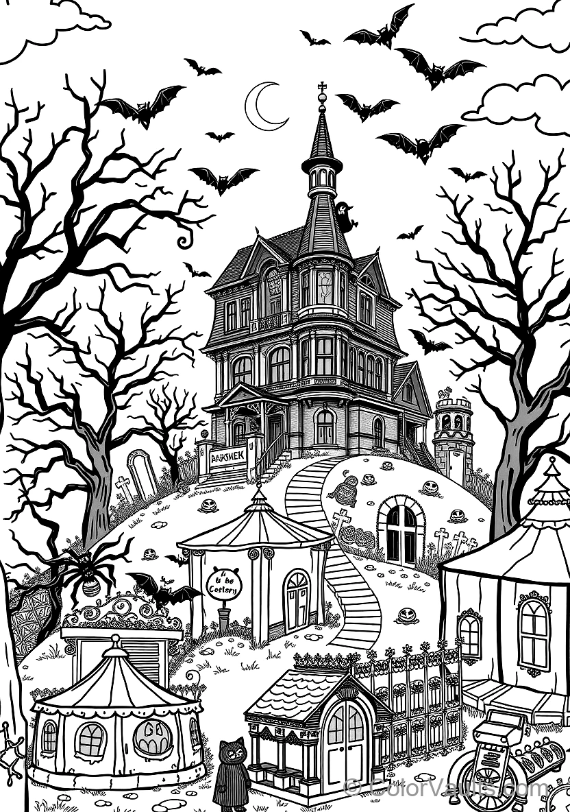 Süßer Ghost Family Trick-or-Treating Together (2)