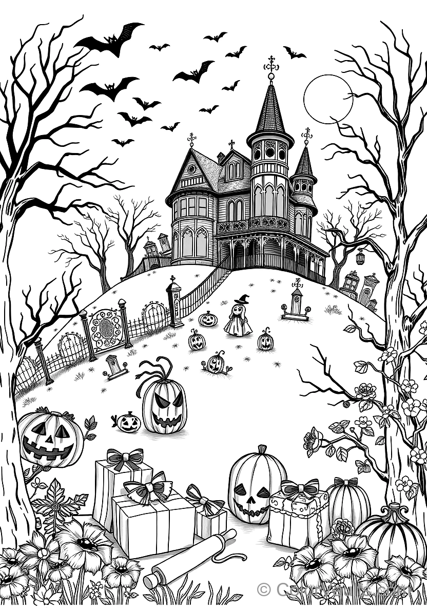 Cute Skeleton Dancing with a Trick-or-Treat Bucket (3)