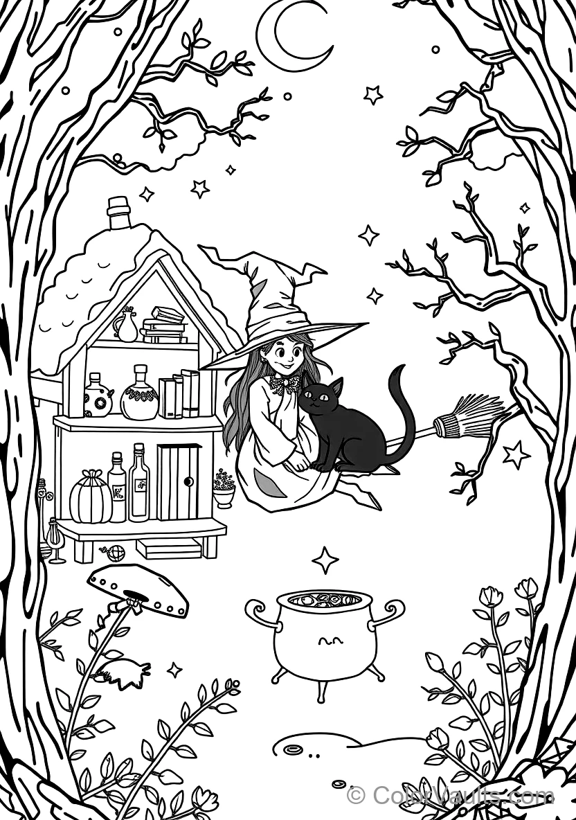 Friendly Goblin Carrying a Lantern in the Woods (4)