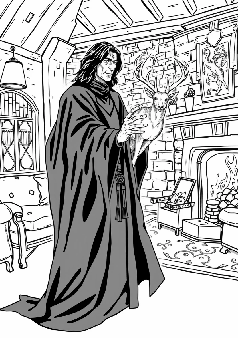 Severus Snape in His Dark