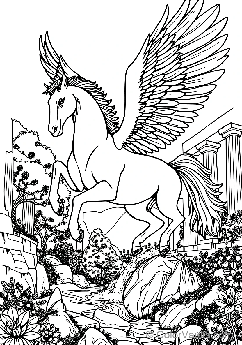Horses & Ponies coloring page 2