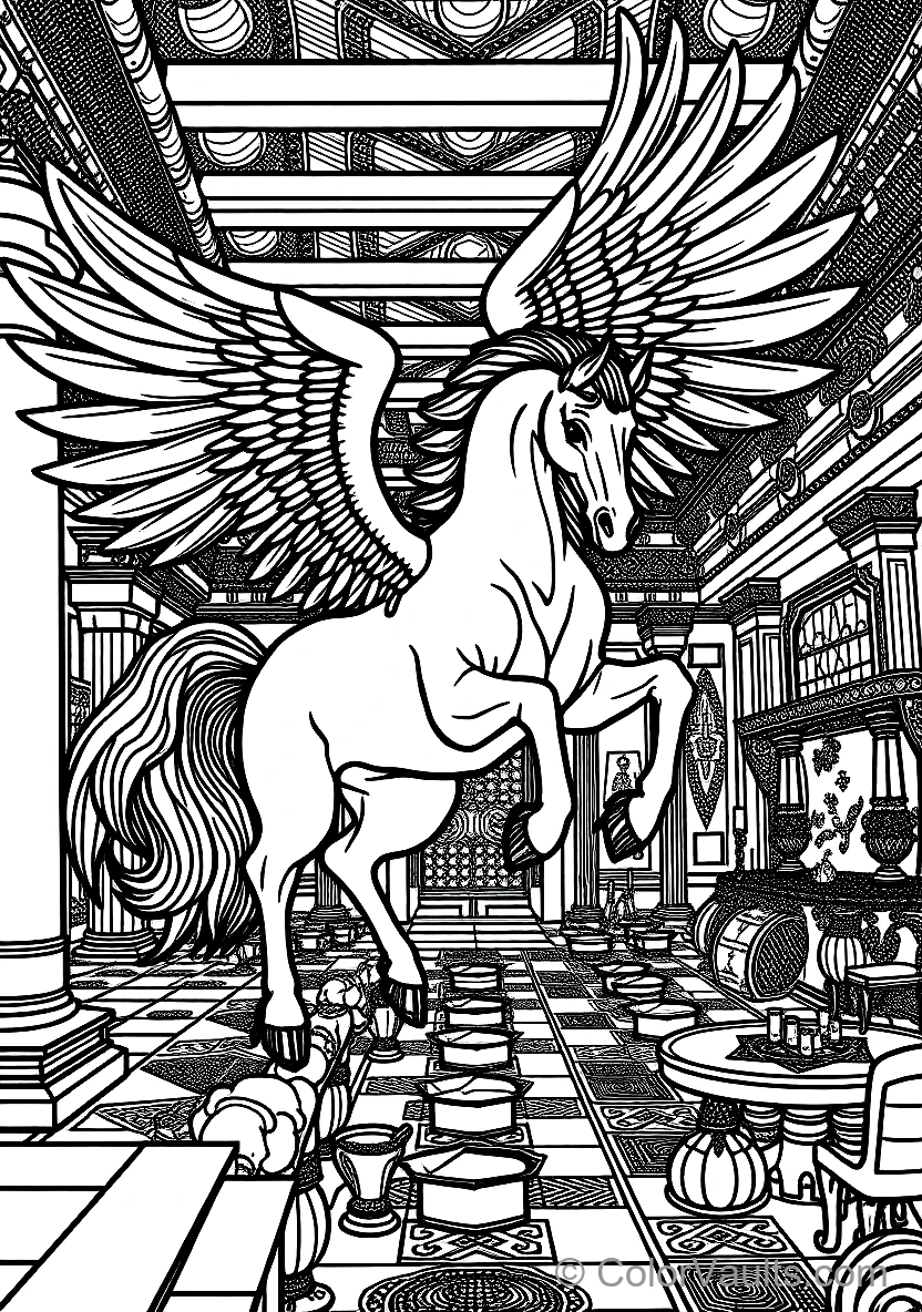 Winged Horse Pegasus (Scene 3)