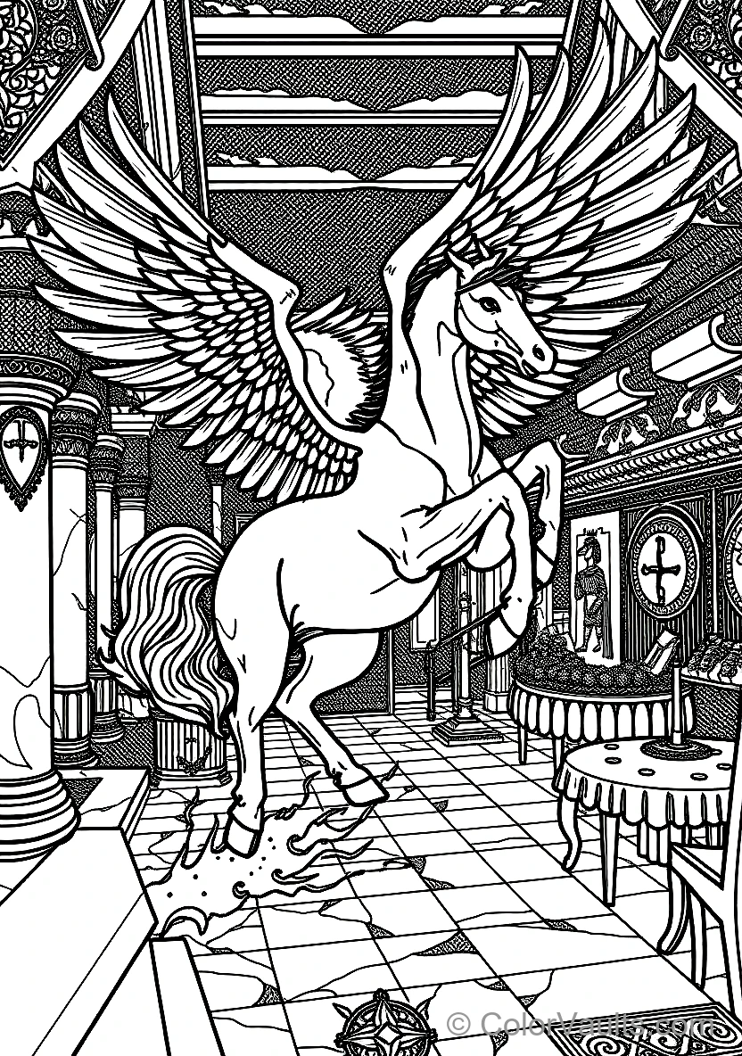 Winged Horse Pegasus (Scene 4)