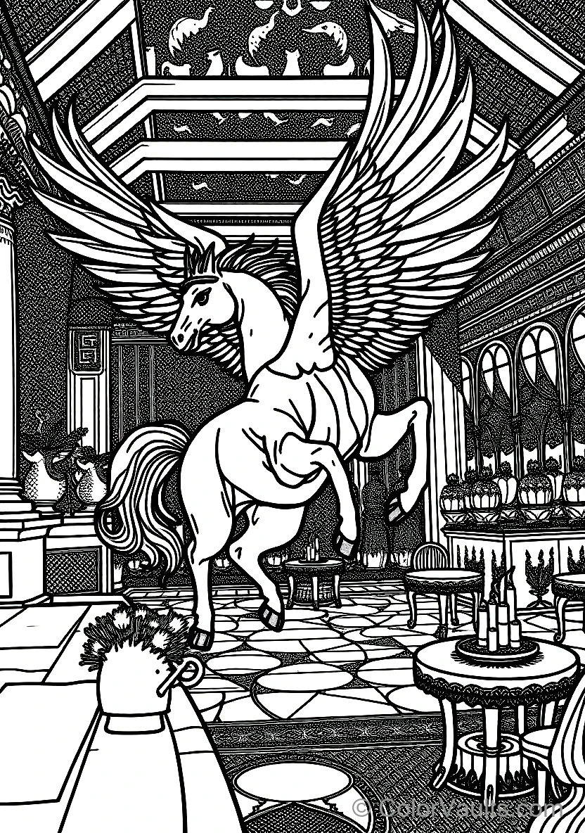 Winged Horse Pegasus (Scene 5)