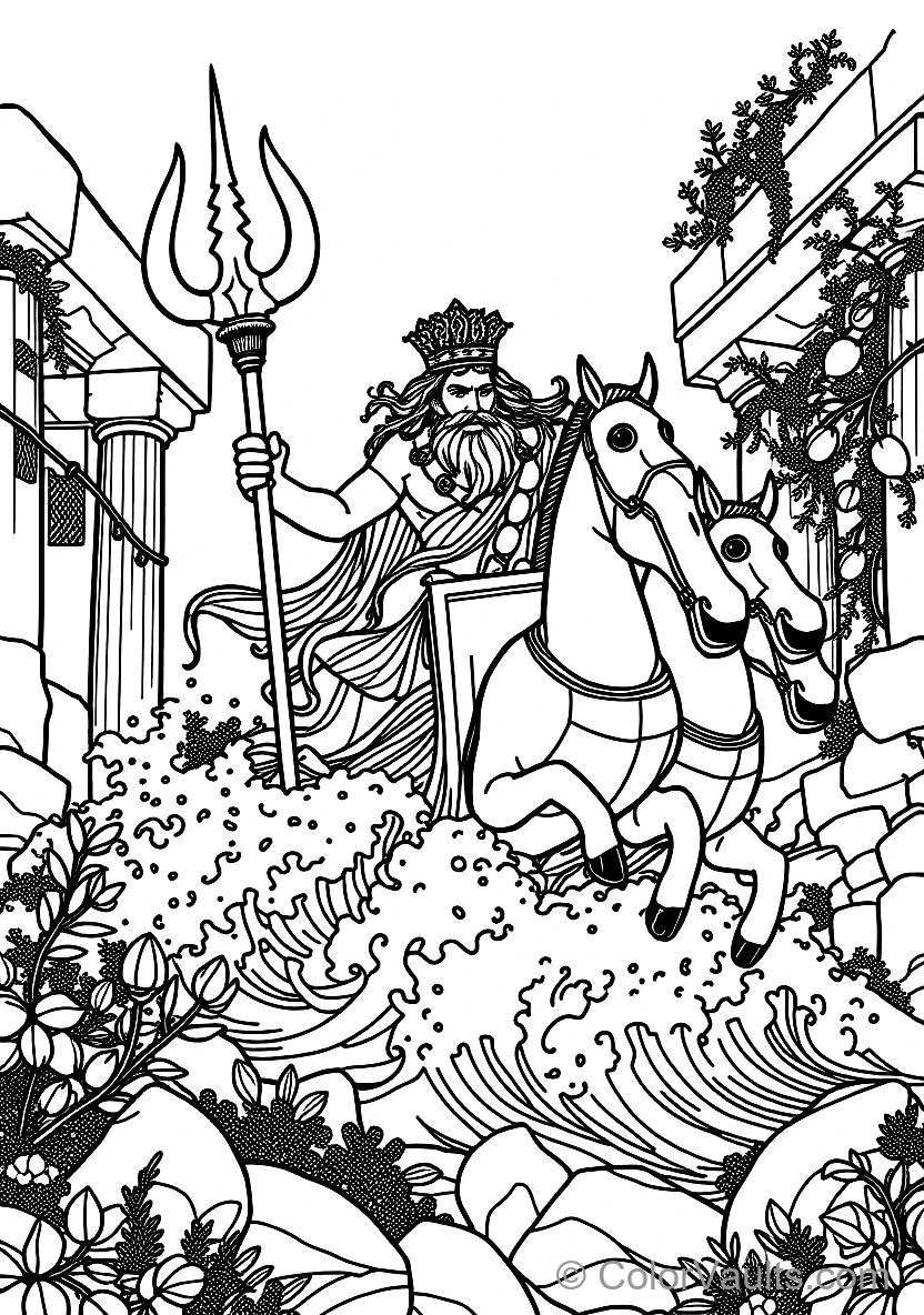 Poseidon the God of the Sea