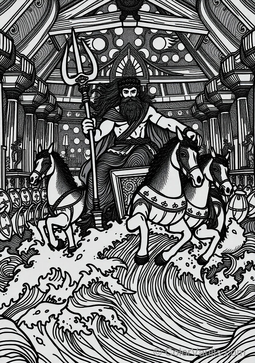 Poseidon the God of the Sea (Scene 2)