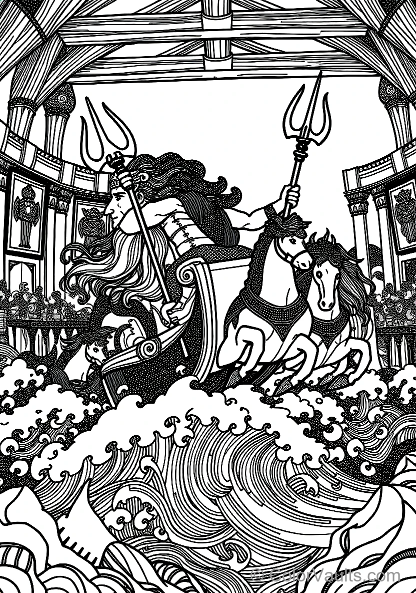 Poseidon the God of the Sea (Scene 4)