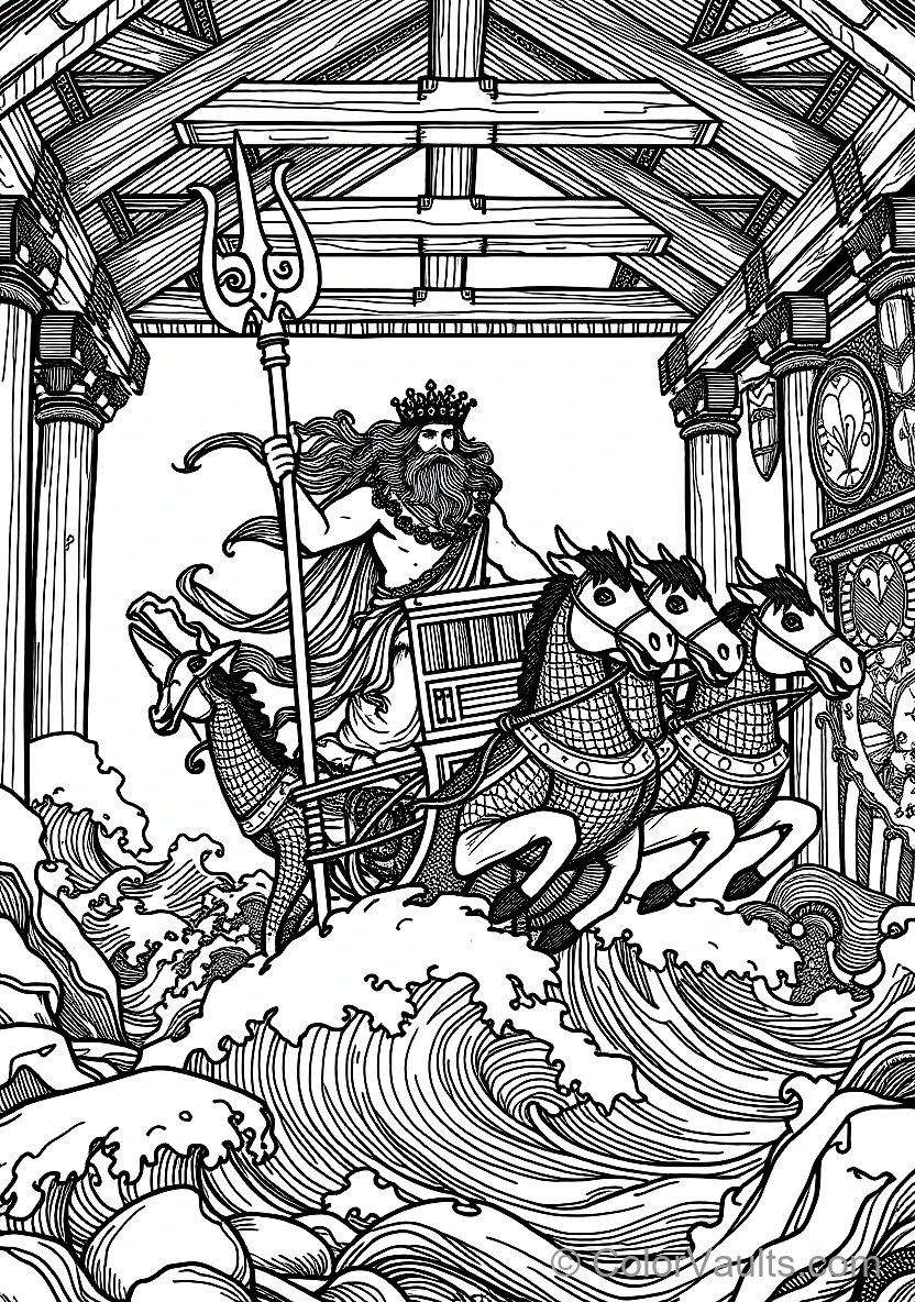 Poseidon the God of the Sea (Scene 5)