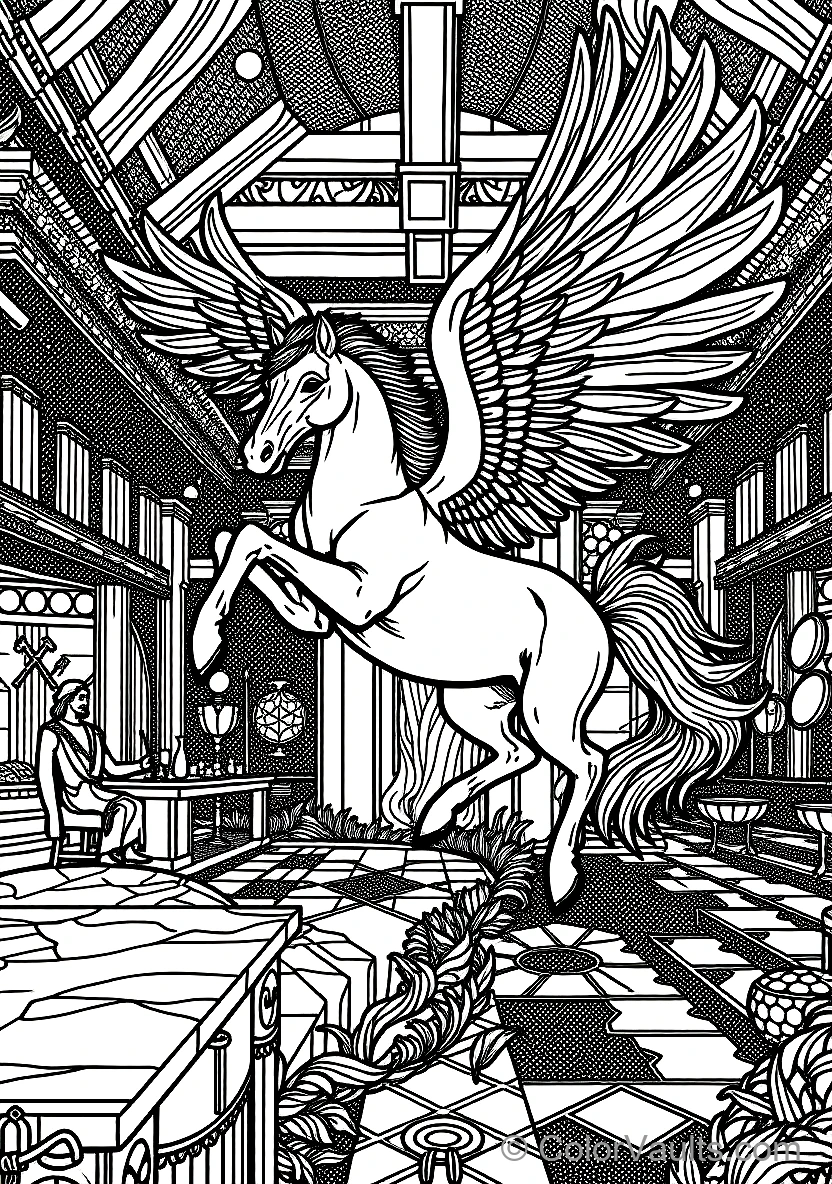 Winged Horse Pegasus (Scene 7)