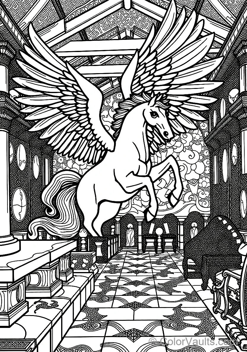 Winged Horse Pegasus (Scene 8)