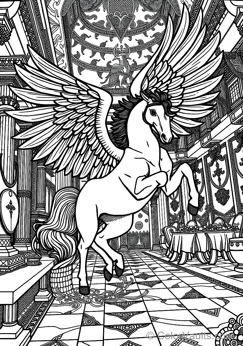 Winged Horse Pegasus (Scene 9)