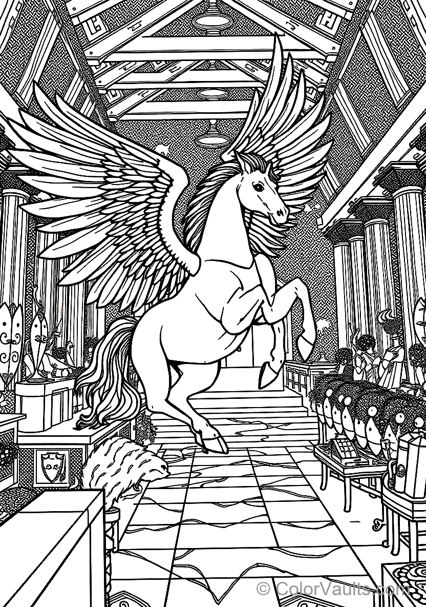 Winged Horse Pegasus (Scene 10)