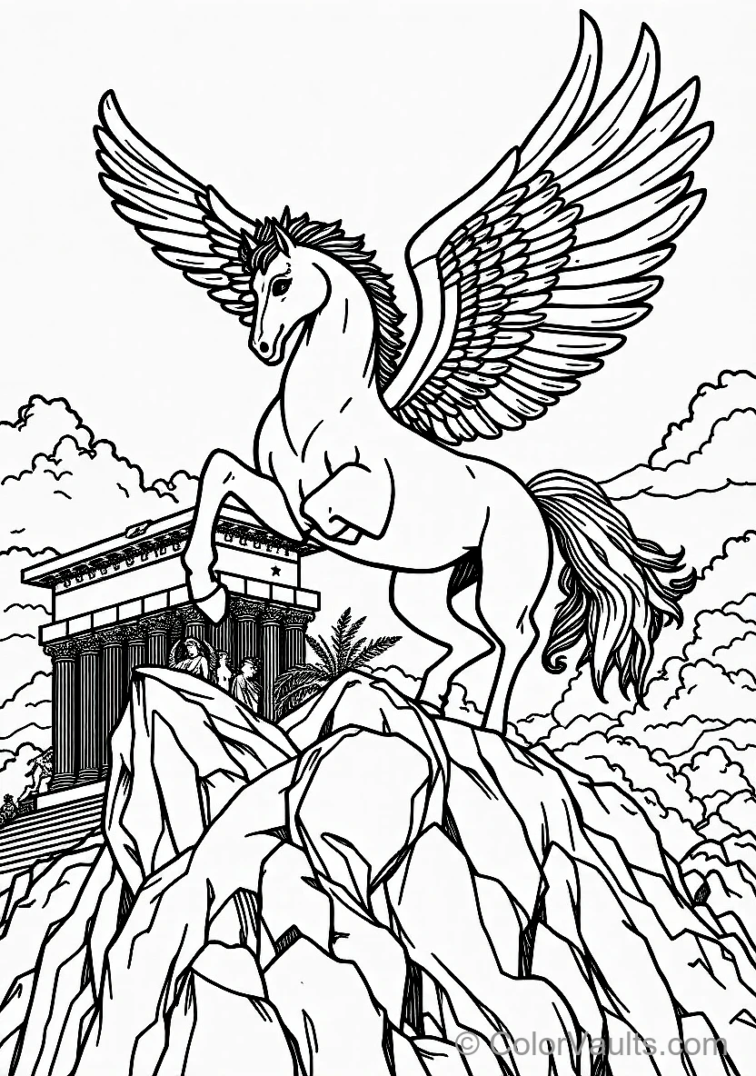 Winged Horse Pegasus (Scene 12)