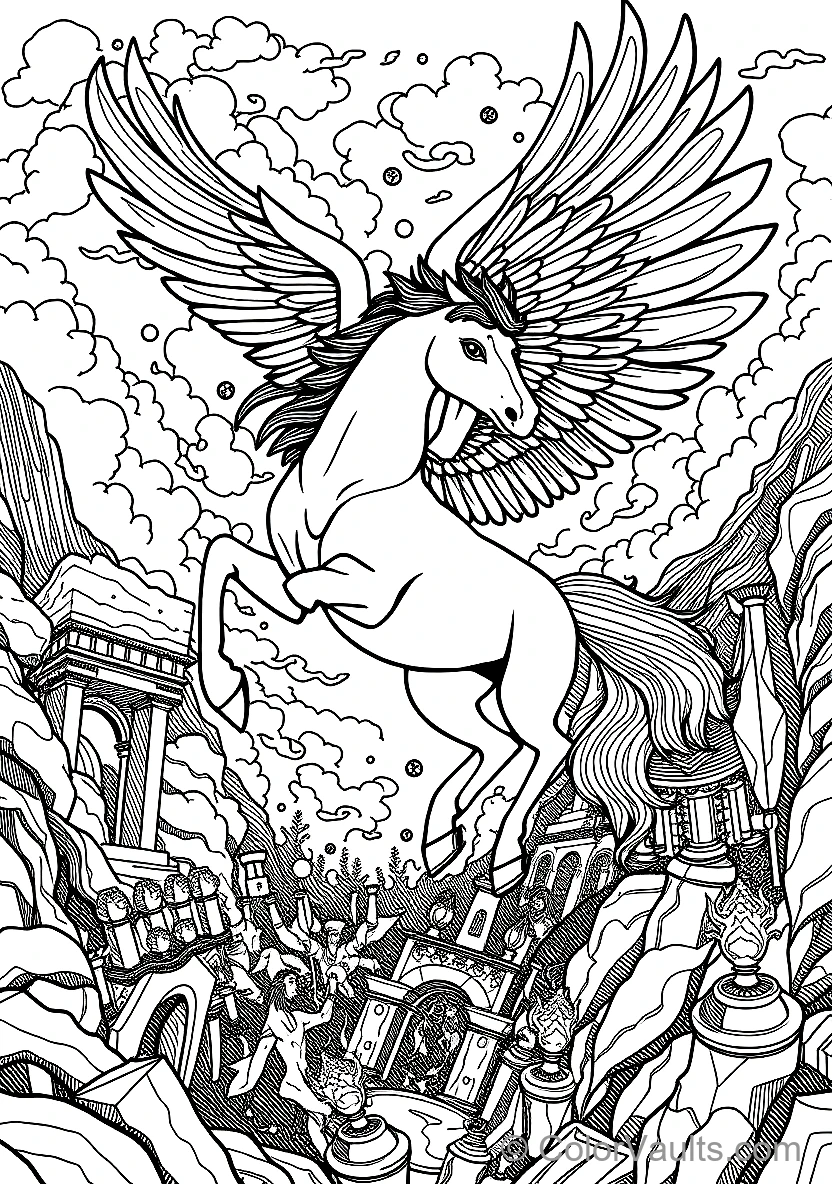 Winged Horse Pegasus (Scene 13)