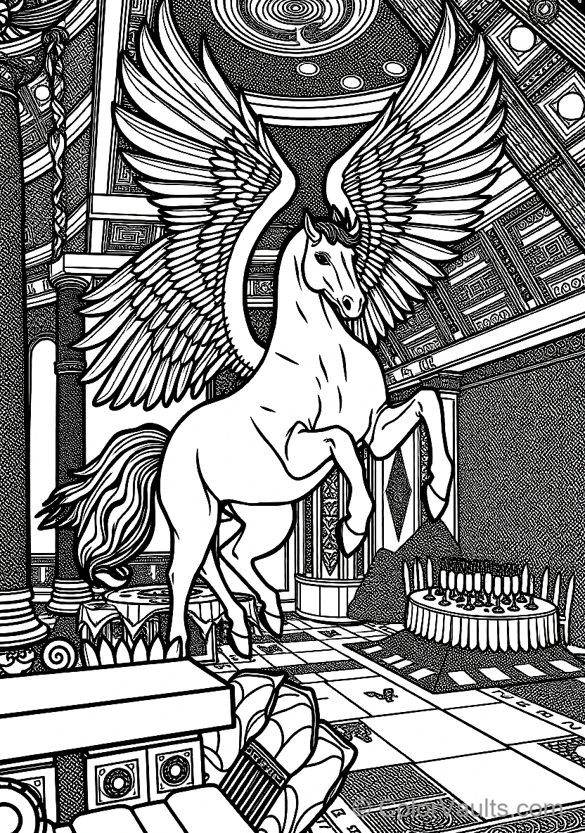 Winged Horse Pegasus (Scene 16)