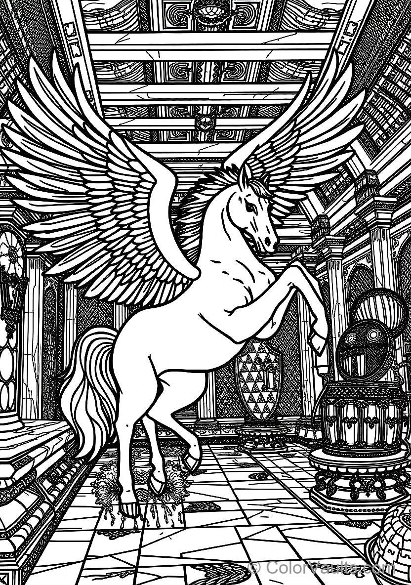 Winged Horse Pegasus (Scene 17)