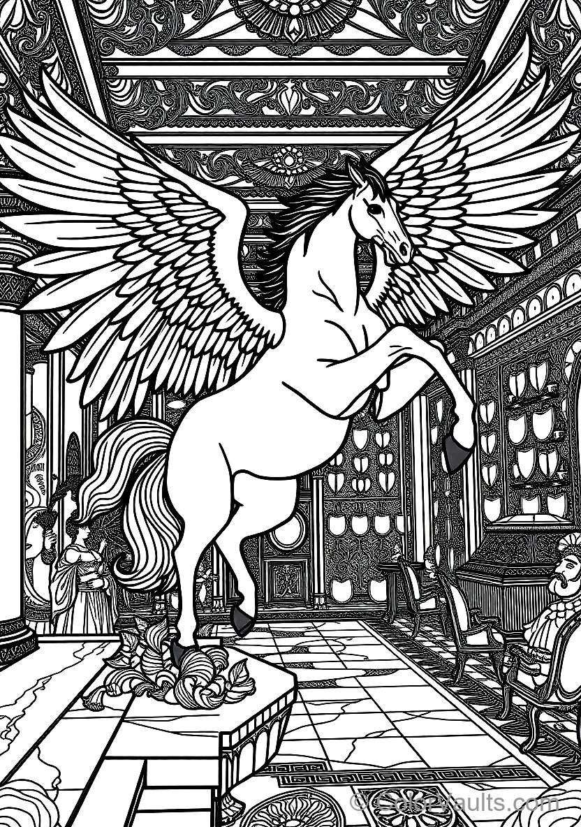 Winged Horse Pegasus (Scene 18)