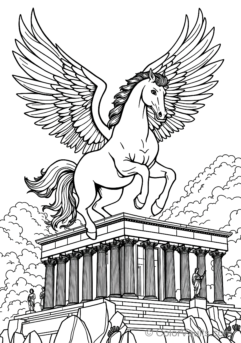 Winged Horse Pegasus (Scene 23)