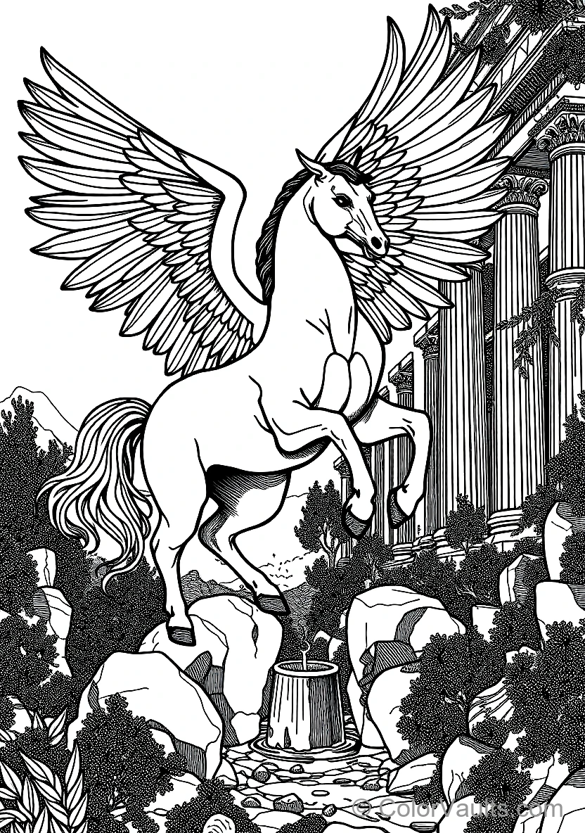 Winged Horse Pegasus (Scene 24)