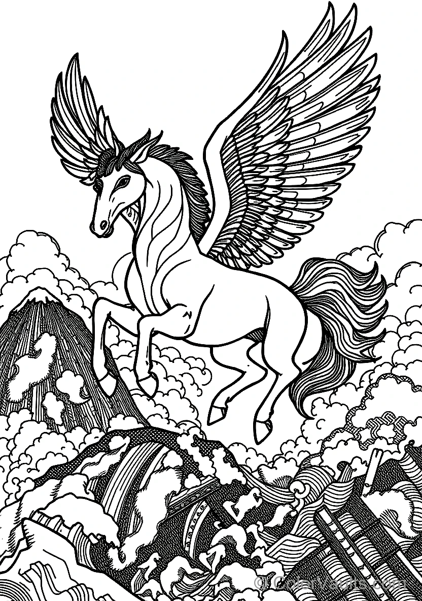 Winged Horse Pegasus (Scene 25)