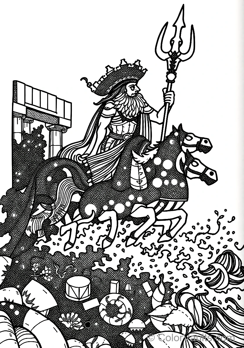 Poseidon the God of the Sea (Scene 7)