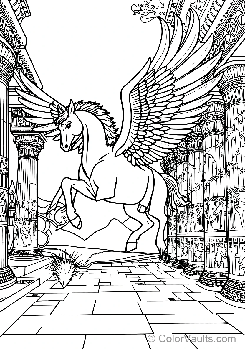 Winged Horse Pegasus (Scene 30)