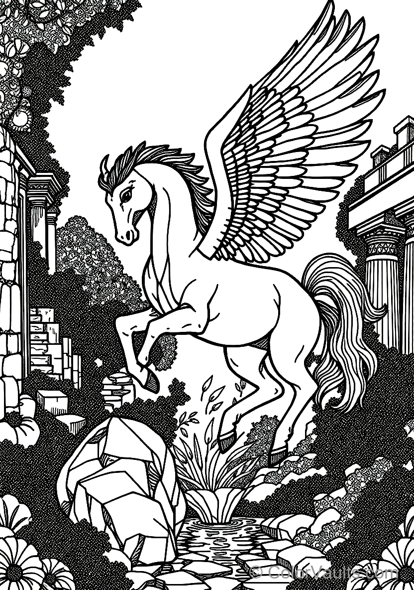 Winged Horse Pegasus (Scene 32)