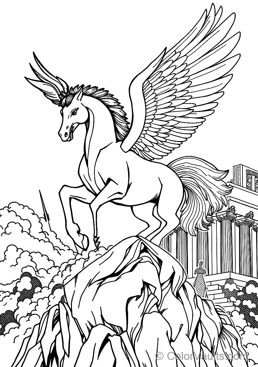 Winged Horse Pegasus (Scene 35)
