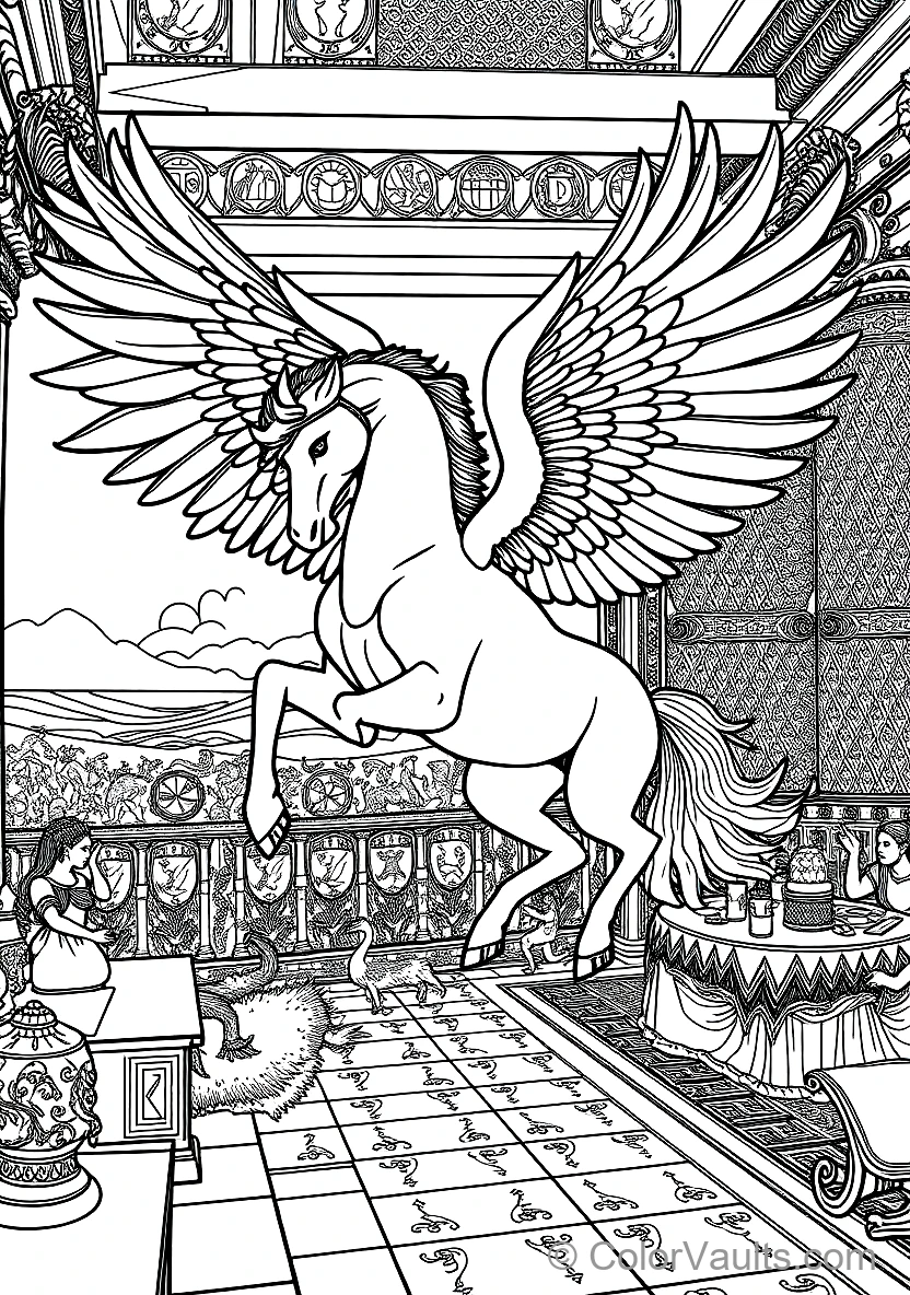 Winged Horse Pegasus (Scene 37)