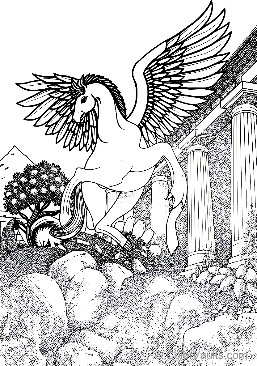 Winged Horse Pegasus (Scene 38)