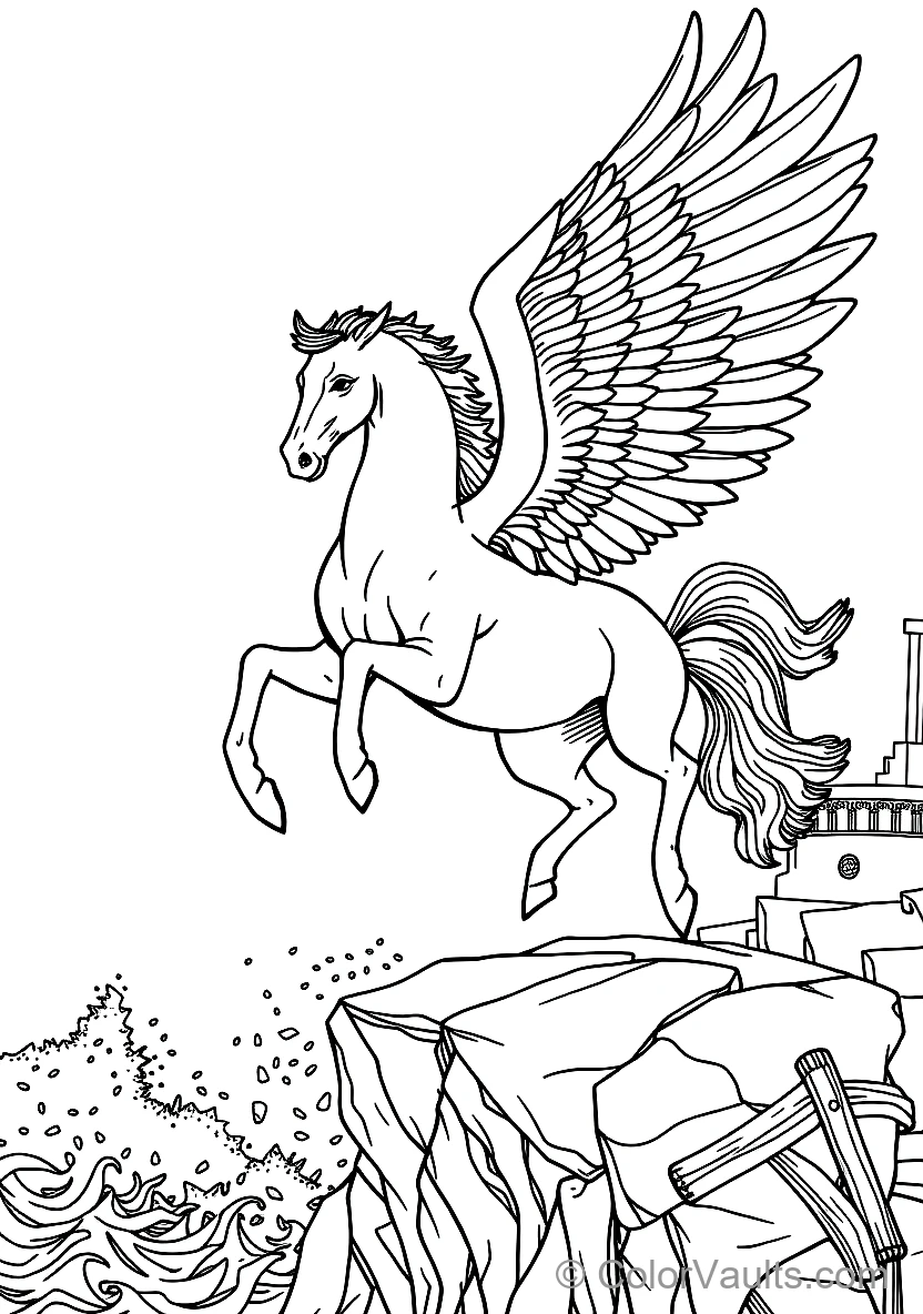 Winged Horse Pegasus (Scene 39)