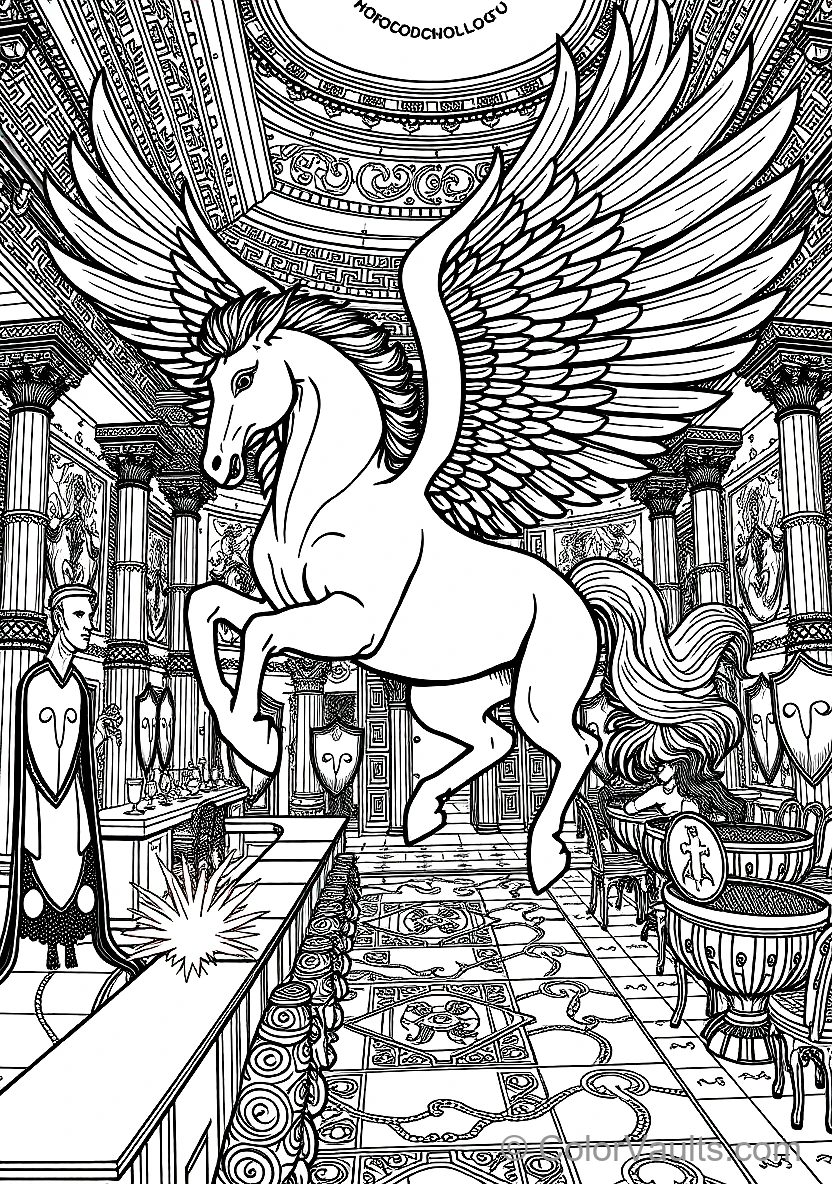 Winged Horse Pegasus (Scene 40)